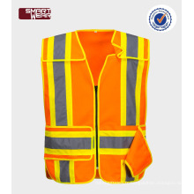 bon marché Gilet de sécurité Hi Vis réfléchissant orange